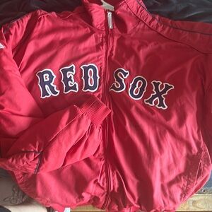 MLB Boston Red Sox lined coat. Adult size L.